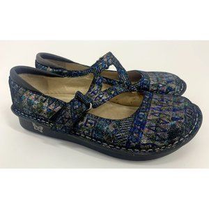 Alegria Women’s Mary Jane Paloma Shoes Blue Size EU 37 US 6.5/7 JIL-321